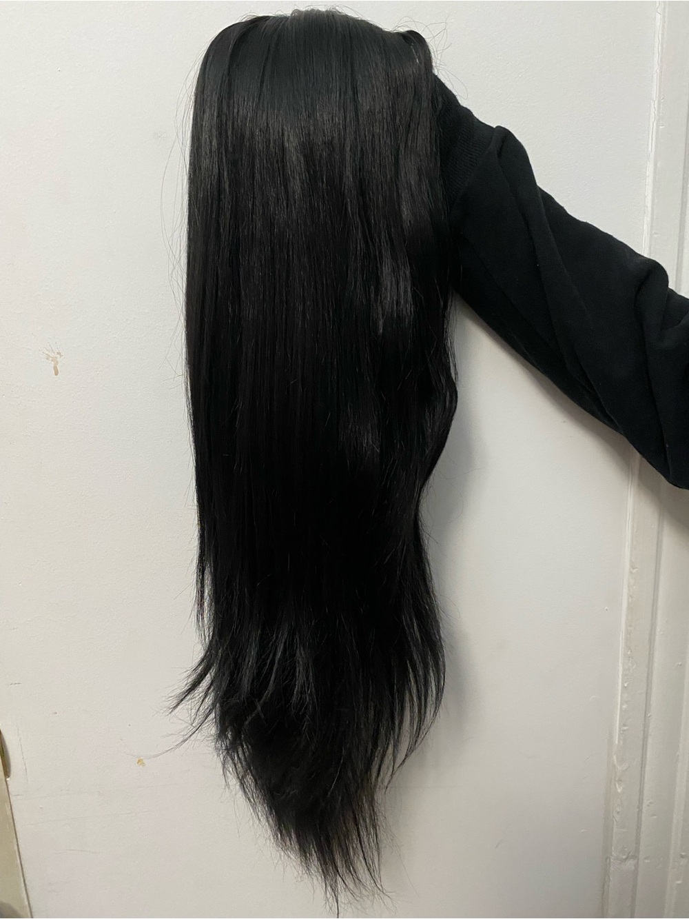 Black Long Straight Women’s Hair Wig - Unbranded